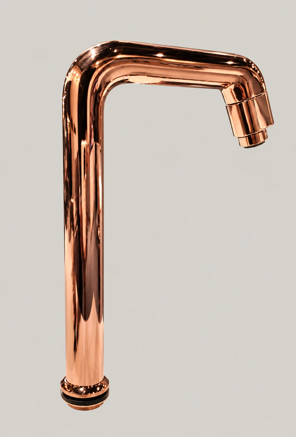 Rose gold high-neck pillar cock
